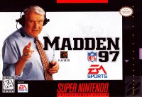 Madden 97 Super Nintendo US box art